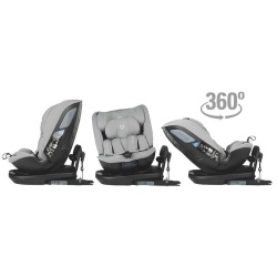 Scaun auto rotativ iSize Coccolle Velsa Neutral grey - Img 3
