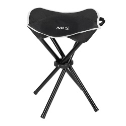 Scaun Camping Pliabil Nils Camp NC3010, Negru - Img 2