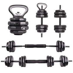 Set Gantere Ciment inSPORTline ON-X 6-in-1 40 kg - Img 1