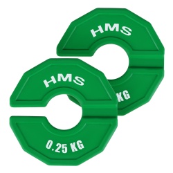 Set greutati cauciucate HMS TSN100 2x1 kg/35 mm