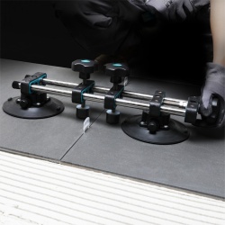 Sistem de fixare si ajustare cu 2 ventuze cu vacuum pt. placi ceramice - BIHUI-LFTSB6 - Img 3