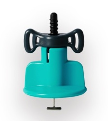 Sistem de nivelare reutilizabil T-spin pentru placi de gresie, faianta si placi, rost 1.5-6mm, 50buc - BIHUI-TSL50 - Img 1