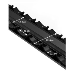 STR48 DOUBLE DUMBBELL RACK 6 PAIRS COMMERCIAL HMS - Img 6