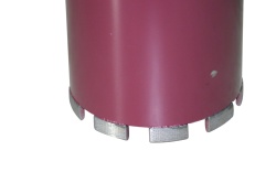 Carota diamantata segment Turbo Laser 3DTECH pt. beton armat diam. 102 x 450 (mm) - ULTRA Premium - DXQZ.3D1117.102 - Img 6