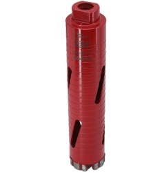 Carota diamantata Super PREMIUM ø45mm x 180mm x M16 pentru gaurire Beton armat, Zidarie, Granit - DXQZ.REDCORE.45 - Img 4