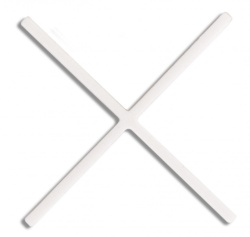 Distantiere ( Cruciulite ) pt. placi - gresie si faianta - Rost 1 mm - 300 buc - RUBI-2911 - Img 1