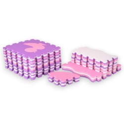 Foam Puzzle Playmat w/ Playpen inSPORTline Burgino 30 x 30 x 1 cm, 36 Pieces - Img 9