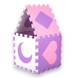 Foam Puzzle Playmat w/ Playpen inSPORTline Burgino 30 x 30 x 1 cm, 36 Pieces - Img 4