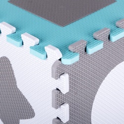 Foam Puzzle Playmat w/ Playpen inSPORTline Burgino 30 x 30 x 1 cm, 36 Pieces - Img 6