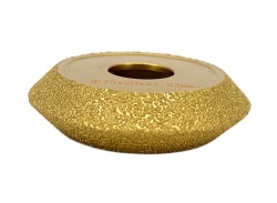 Freza diamantata pentru profilare granit, marmura, gresie, Profil V, 75x22,23 #45 - DXDY.FPP.V1 - Img 3