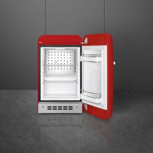 Frigider cu 1 ușă, retro, 50's Style, 73 cm, 34 l, roșu, balamale în dreapta, Smeg FAB5RRD5