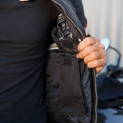Geaca Moto Piele pentru Barbati W-TEC Hellsto - Img 9