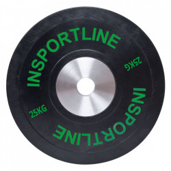 Greutate cauciucata inSPORTline Bumper Plate 25kg - Img 1