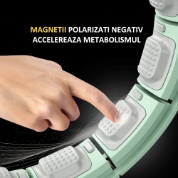 HHM13 HULA HOOP GREEN MAGNETIC WITH WEIGHT + COUNTER HMS - Img 10