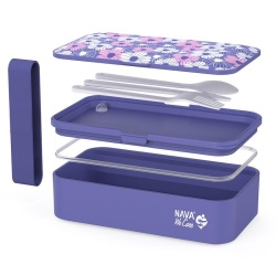 Lunchbox Nava We care 650 ml violet - Img 2