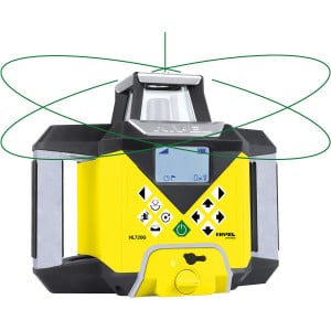 Nivela laser rotativa Nivel System NL720G Digital cu trepied Nivel System SJJ1 si stadie - Img 1