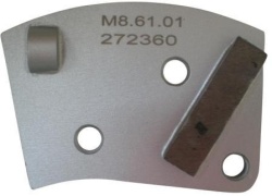 Placa cu segmenti diamantati pt. slefuire pardoseli - segment DPC - prindere M8 - DXDH.8508.61.01-L