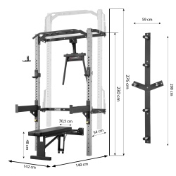 Power rack pliabil HMS KLT22 - Img 11