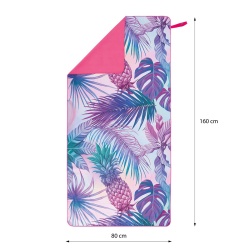 Prosop Microfibra Nils NCR14 Ananas 160 x 80 cm - Img 6