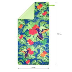 Prosop Microfibra Nils NCR14 Flori 160 x 80 cm - Img 6