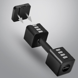 Set gantere reglabile HMS HL02 2 x 5 KG, negru - Img 5