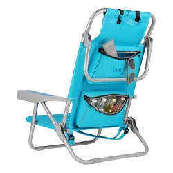 Sezlong pliabil 3-IN-1 Nils NC3308, Turcoaz - Img 3