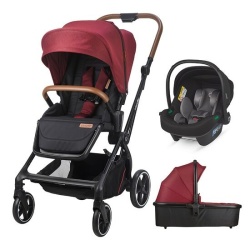 Sistem modular 3in1 Coccolle Saliara Cabernet + Scoica Coccolle Knox Anthracite - Img 1