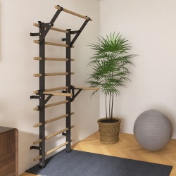 Spalier inSPORTline Wootaline 199 x 80 cm cu bara tractiuni si bare paralele
