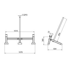 Accesoriu ridicare haltera HMS STR44 - Img 6