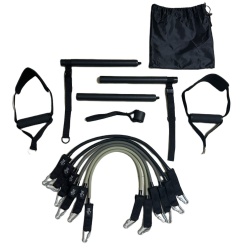 Bar? Pilates cu Benzi de Rezisten?? ?i Ancor? U?? inSPORTline Ancairo - Img 2