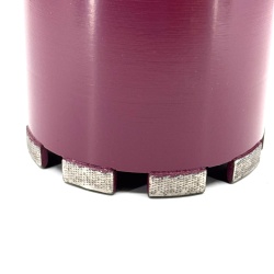 Carota diamantata segment Turbo Laser 3DTECH pt. beton armat diam. 127 x 400 (mm) - ULTRA Premium - DXQZ.3D1117.127 - Img 2