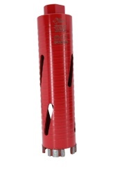Carota diamantata Super PREMIUM ø52mm x 180mm x M16 pentru gaurire Beton armat, Zidarie, Granit - DXQZ.REDCORE.52 - Img 8