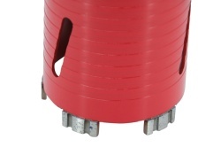 Carota diamantata Super PREMIUM ø89mm x 180mm x M16 pentru gaurire Beton armat, Zidarie, Granit - DXQZ.REDCORE.89 - Img 7