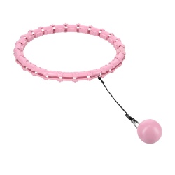 Cerc Hula Hoop cu Greutate HMS HHW02 43 cm, Negru - Img 2