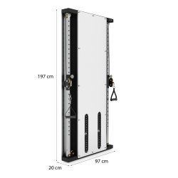 Crossover Dublu HMS BS302 pentru Perete + Stiva Greutati - Img 8