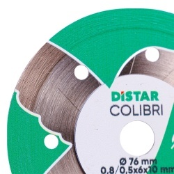 Disc diamantat Colibri subtire pt. mini-polizoare, pt. portelan, 76x0,8x10 (mm) Premium - DiStar-11139053029 - Img 2