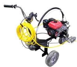 Echipament airless pentru trasat marcaje rutiere - Complet Echipat - 7CP , 1/4", 2.8L/min, 220bar - CNO-APSR-Base - Img 2
