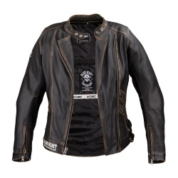 Geaca Moto Piele pentru Femei W-TEC Black Heart Lizza - Img 3
