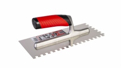 Gletiera dintata cu maner Rubiflex 28cm, 8mm - RUBI-74940 - Img 2