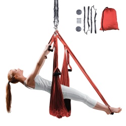 Hamac aero yoga inSPORTline Hemmock-rosu - Img 2