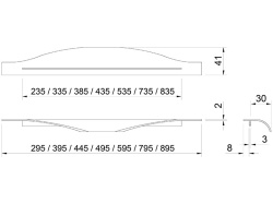 MÂNERE A028-595 595 ALUMINIU - Img 2