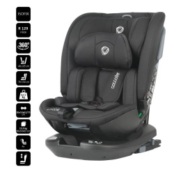 Scaun auto rotativ iSize Coccolle Velsa Jet black - Img 5