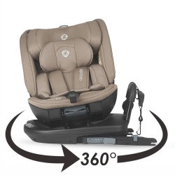 Scaun auto rotativ iSize Coccolle Velsa Taupe brown - Img 4