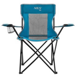 Scaun camping Nils Camp NC3302 TOURIST, Albastru-Gri
