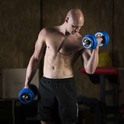 SET DE GANTERE 30 KG HMS BARBELL - Img 12