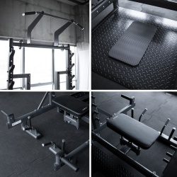 SMP01 MULTIFUNCTIONAL STAND WITH WEIGHTLIFTING AND HIP THRUST PLATFORM COMMERCIAL HMS - Img 9