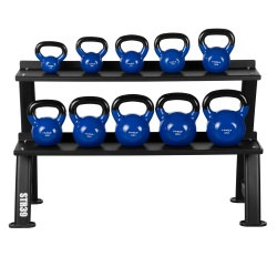 Suport pentru kettlebells cu doua niveluri HMS STR39 - Img 8