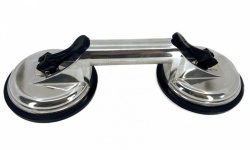 Ventuza dubla pt. gresie, sticla, faianta profesionala cu corp din Aluminiu - Ø125mm, 90kg - CNO-ALUV2
