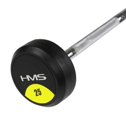 Bara haltera dreapta cu greutate fix HMS GSG-25, 25kg - Img 4