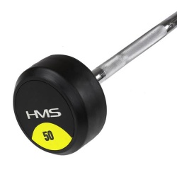 Bara haltere curbata cu greutate fixa de 50kg HMS GSL-50 - Img 4